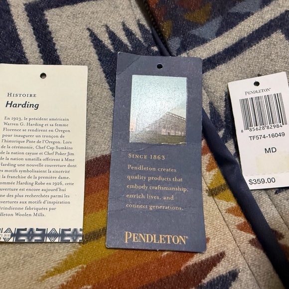 Pendleton Blue Patterned Jacket - Picture 4 of 5